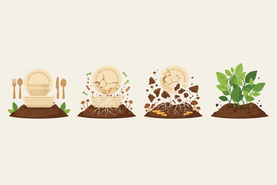 The Science of Decomposition: How Does Biodegradable Tableware Actually Break Down?