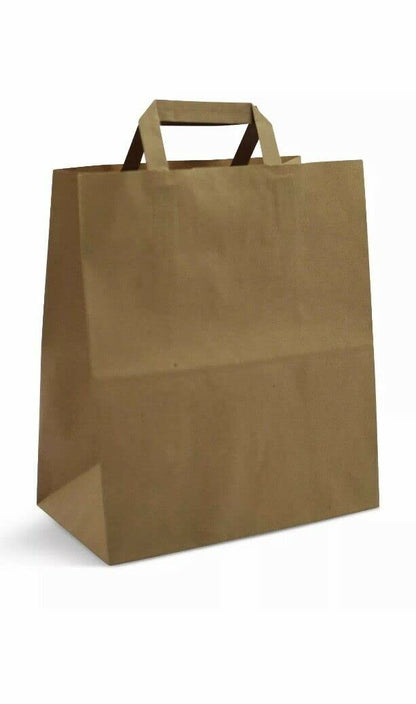 Wrap n Pac brown kraft paper takeaway bag