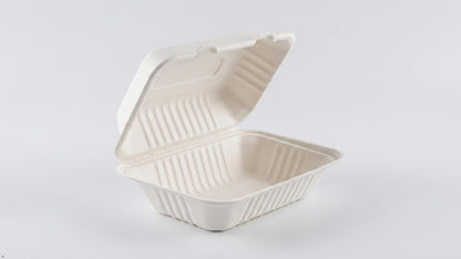 Wrap n Pac 1000ml 9x6 inch takeaway container with lid