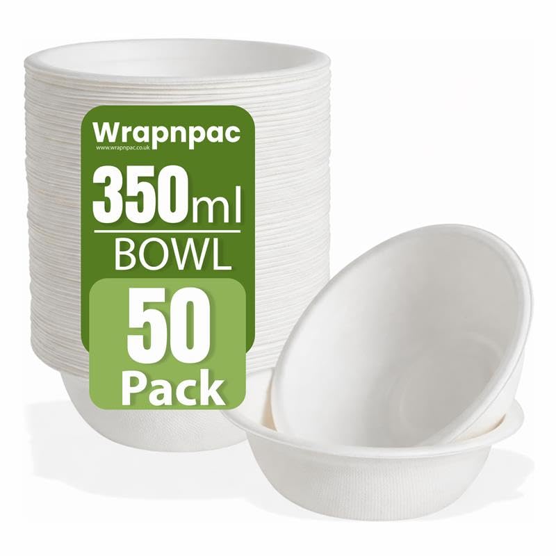 Wrap n Pac 360ml bagasse bowl