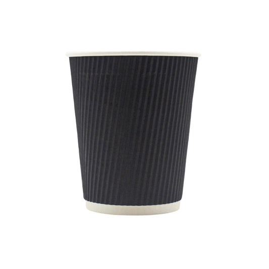 Wrap n Pac 8oz kraft ripple wall coffee cup